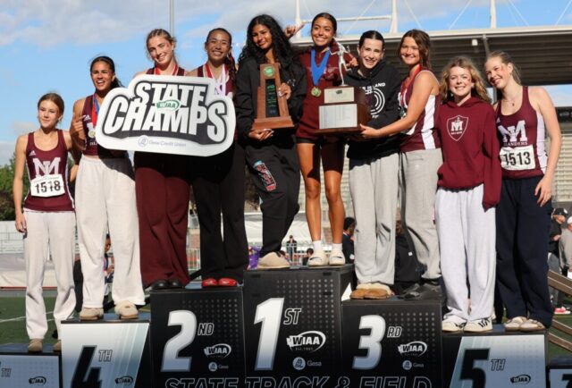 Mercer Island High School Girls Track and Field State Champions 2025