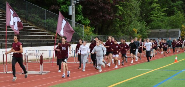 Mercer Island High School Track and Field Senior Night 2025