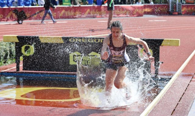 Victoria Rodriguez Steeple Chase Oregon Relays 2025