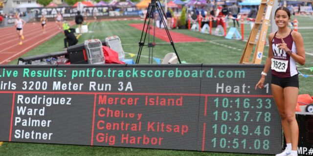 Sophia Rodriguez 3200m State Champion 2025